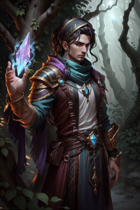 00337-best quality, masterpiece, of a male, dressed as a Chronomancer, with black hair, with a male fantasy hairstyle, wearing a heads 2023-07-21.jpg